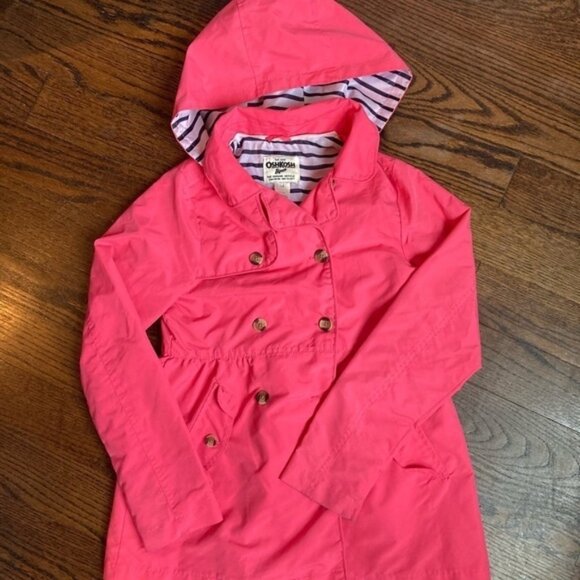 Oshkosh spring jacket size 14 teen- pretty pink - Picture 2 of 4